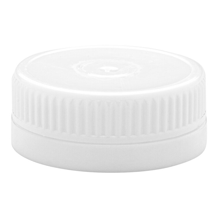 White Caps for Glass Bottles