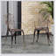 Chaise de salle à manger Tucson, cuivre (ensemble de 2) Créez une expérience culinaire intemporelle et améliorez le confort