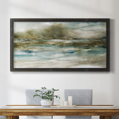 Toile encadrée de qualité supérieure Riverbank - prête à être accrochée