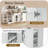 Mayrani 53.7" Kitchen Island-825181557
