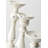 16.75'' H Polyresin Tabletop Candlestick