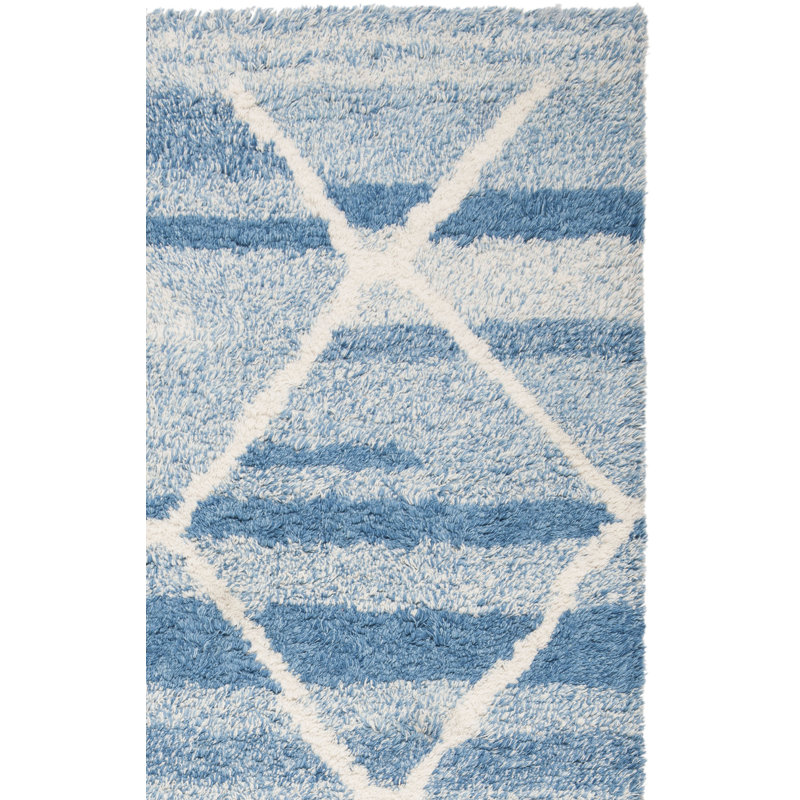 Probst Hand Tufted Wool Geometric Rug, Runner 2'3" x 8'
