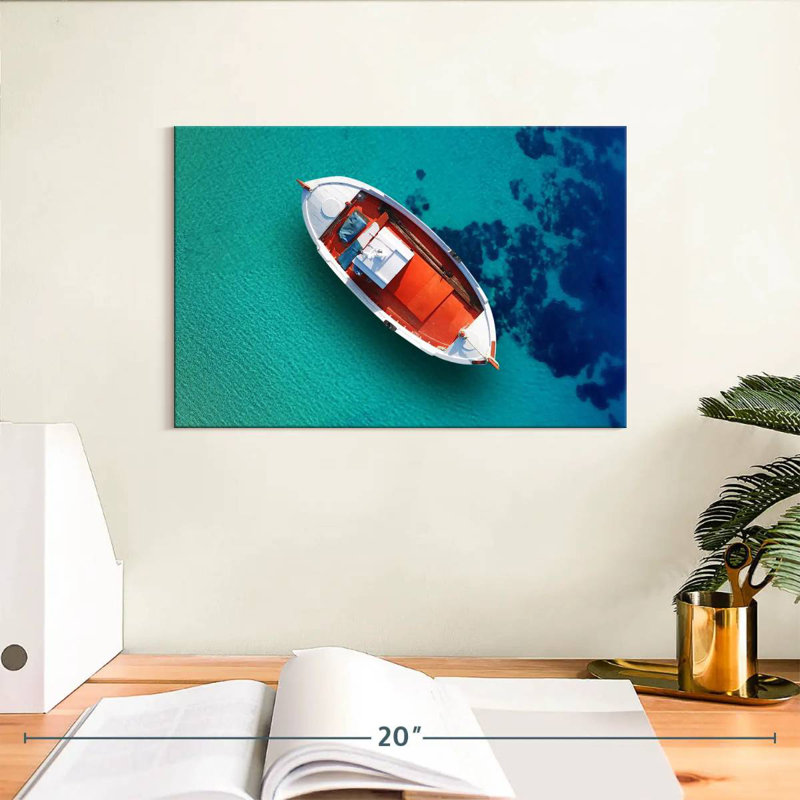 Mehar Mediterranean Boat, 8" H x 12" W