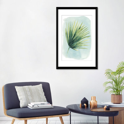 «Paradise Palm Leaves II», impression sur toile