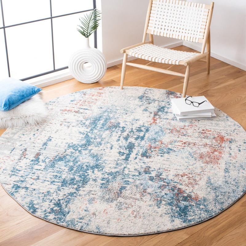 Tulum Performance Rug, Round 6'7"