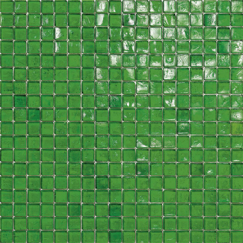 Evergreen 5/8" x 5/8" Glass Mosaic
