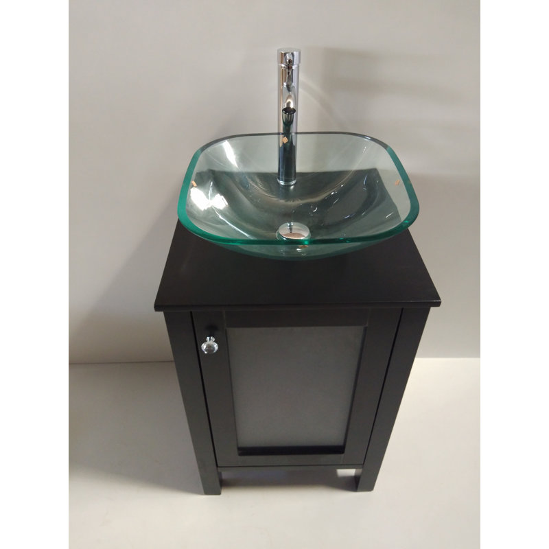 Ensemble de meuble-lavabo simple l 20 po Jahzir, Noir