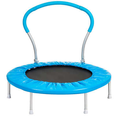 TRAMPOLINE WITH HANDLE(BL)-METAL