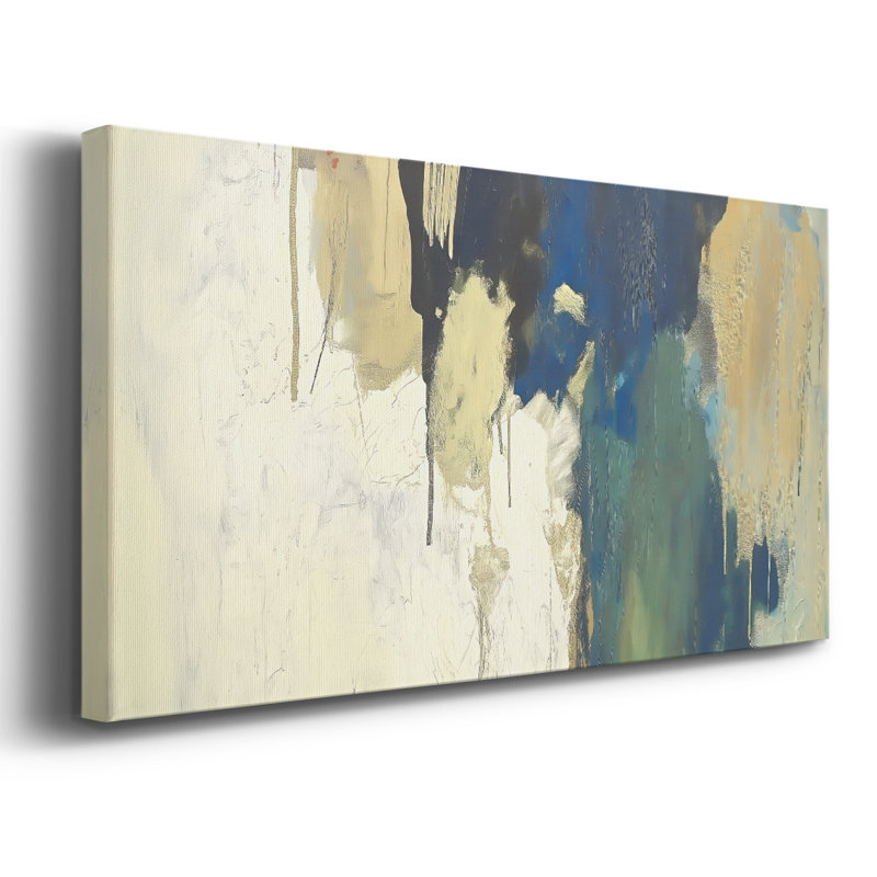 Toile tendue abstraite Seris 6 # XXXIX-Gallery, H 20 po x l 40 po