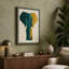 Geometric Elephant Art Deco - Wrapped Canvas-1995789202-1995789205