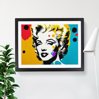 Pop Marilyn Monroe 1 Piece Single Picture Frame Wall Art