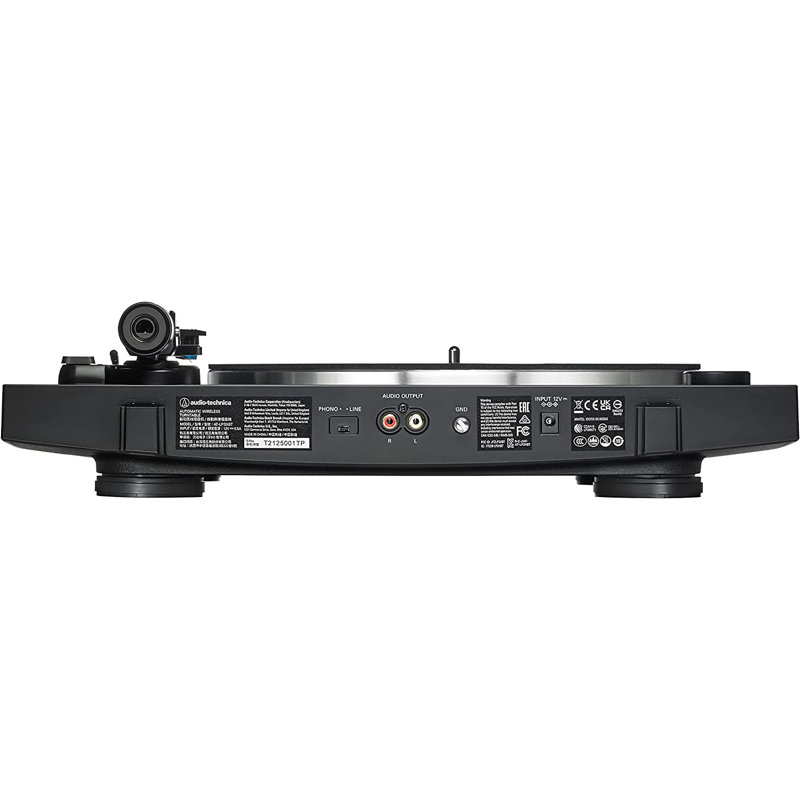 Black Aluminum Belt Drive Fully Automatic Turntable