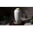 Blue Ceramic Ribbed Vase Fountain, Decorative Water Fountain with LED Lights and Quiet Pump, Indoor Outdoor Water Feature for Patio, Garden, Deck, Balcony, Office and Home Décor, Relaxing Cascading Water Design-129619029