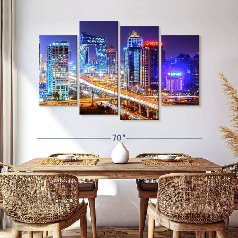 Beijing Nightscape, 42" H x 68" W