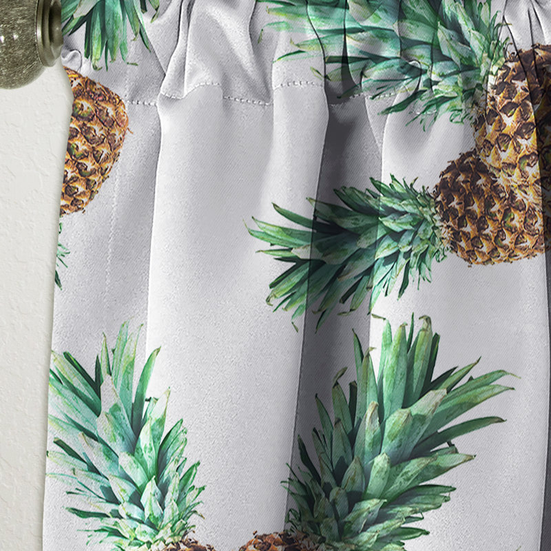 Rideau en lin / polyester, L 52 po x L 95 po