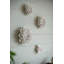 Sculpture dimensionnelle en céramique blanc cassé 9 po-1868757475
