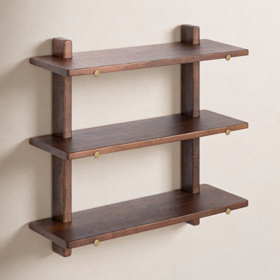Francis Solid Wood Wall Mounted Shelves