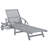 Stanstead 80" Long Acacia Single Chaise with Cushions-1681216914