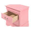 Table de chevet 2 tiroirs LouisPhillipe, rose-1301187833