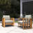 Baryn Acacia Patio Chair With Cushions