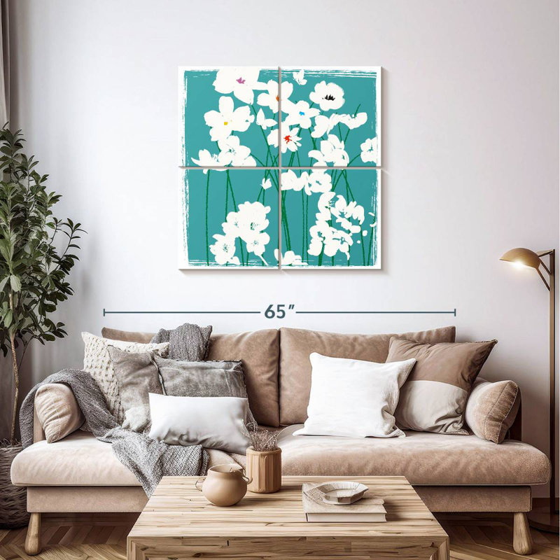 Fleurs turquoise Avery