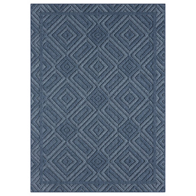 Crosshatch Power Loomed Indoor/Outdoor Rug