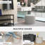 Table basse avec repose-pieds HOMcom