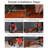 Industrial Solid Wood TV Stand with Drawers