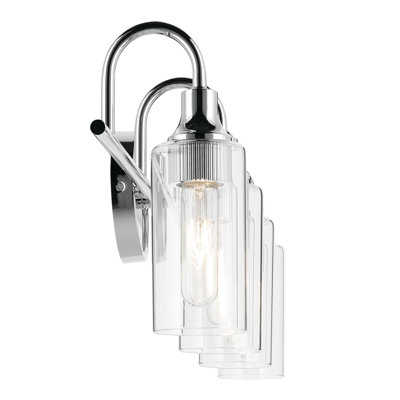 31.5" 4-Light Vanity Light with Clear Glass