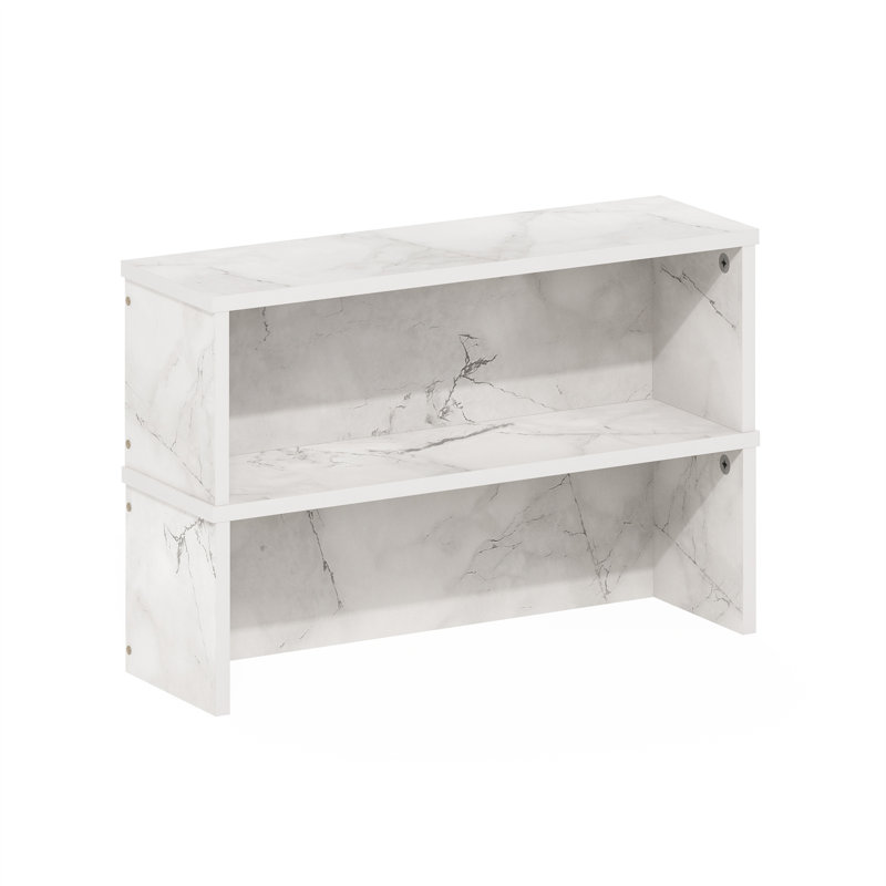 Bagdat Wood Kitchen Counter Stackable Organizer Shelf, 18-Inch