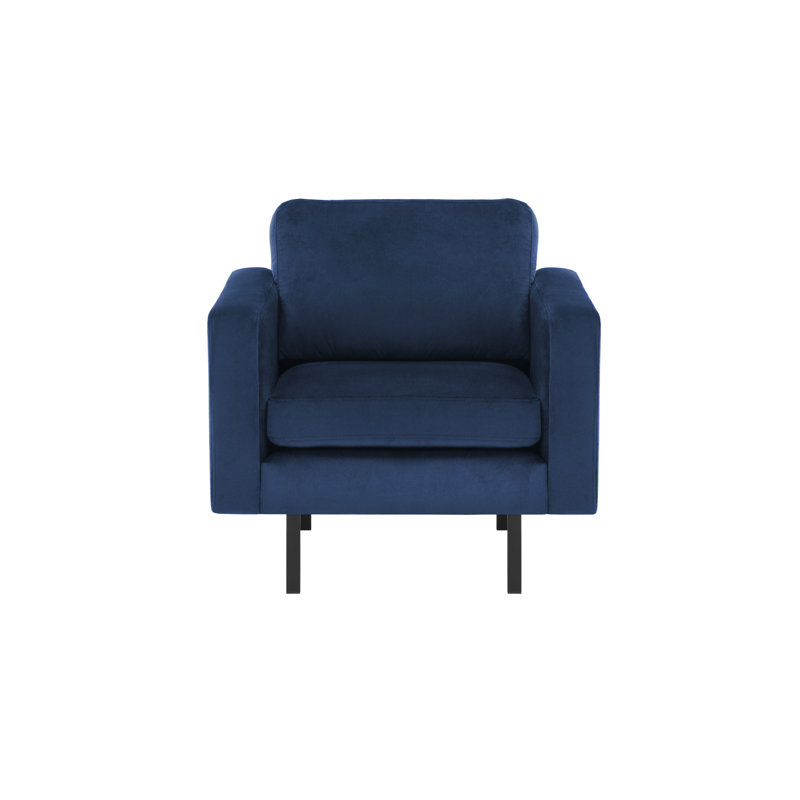 Jacquoline Upholstered Armchair, Navy