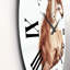 Portrait d'un bélier sauvage avec de grandes cornes II - Horloge murale de ferme-60328251