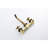 Bronze Wall Mounted Tap For Bathroom - Construction With Drip- Cartridge And Easy Installation Faucet In Rust- Surface A Long-Lasting Use-121598689