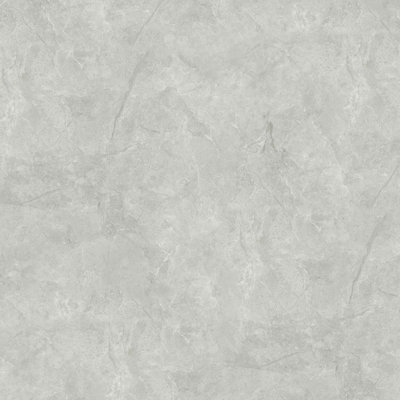 Durable Gray Pvc Marble Pattern  Waterproof Moisture-proof Removable Wallpaper Roll (set Of 2)