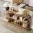 69" Rustic Brown Storage Console Table For Entryway