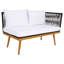 Ensemble de salle à manger rectangulaire avec coussins 127,9 po pour 5 personnes Faiqah-1638899721-1638899725