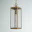 Lanterne suspendue d'extérieur en laiton antique Hins 20,75 "Ainsworth