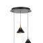 Tescott 3 - Light Matte LED Cluster Pendant