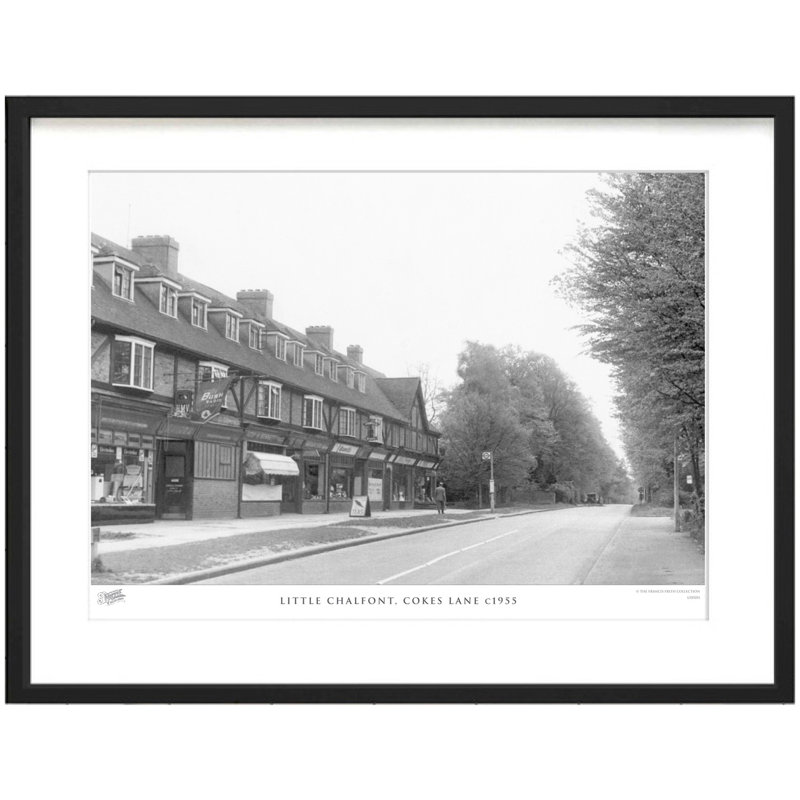 Little Chalfont, Cokes Lane C1955 by Francis Frith - Single Picture Frame Print, 28cm H x 36cm W x 2.3cm D