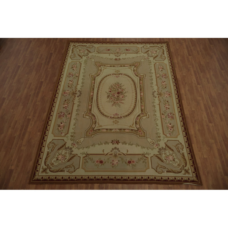 Tapis oriental 9 x 12 Floral Tapestries Floral pour espaces de vie classiques