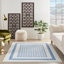 Tapis bleu / blanc Comobabi-823790035