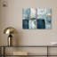 «Gilded Blue Luxe Blue Art», ensemble de 2 impressions sur toile par -1011388458-1011388417-1011388425