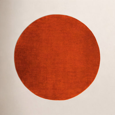 Clio Hand-Woven Red Wool Rug