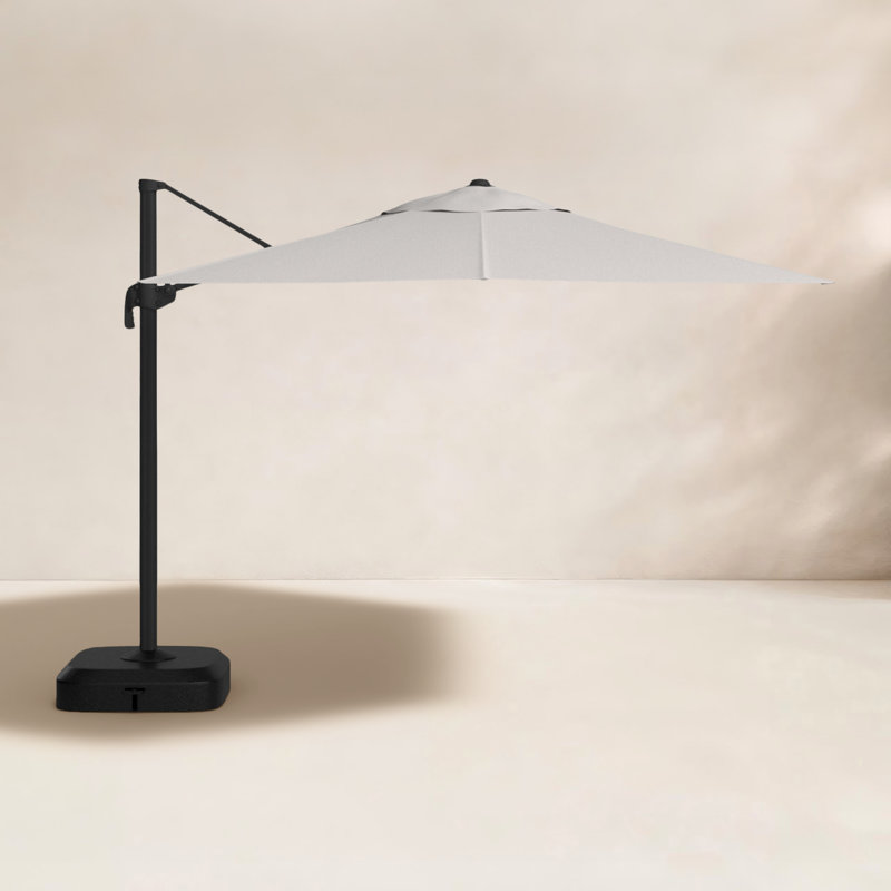 Tredyn 120'' Cantilever Sunbrella® Umbrella, Spectrum Dove Sunbrella® Plainweave