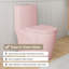 Toilette une pièce à double chasse, MaP 1000 g, hauteur confort 17 3/8 po ADA, cuvette allongée, siège brut de 12 po, fermeture en douceur et dégagement rapide, WaterSense