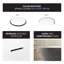 Baignoire de trempage autoportante en acrylique bicolore gris et blanc bicolore bicolore brillant de 59 po x 28,75 po Transolor Finley-125937713
