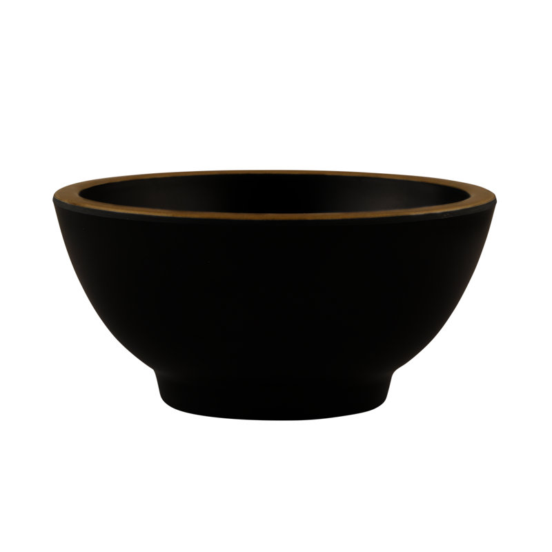 Bol à céréales 13 oz Kobe, Noir / or