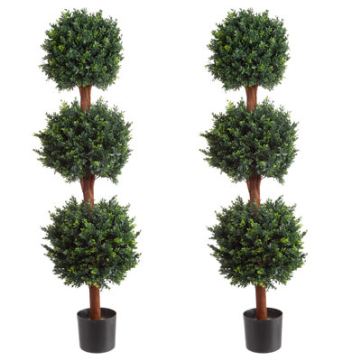 Ensemble de deux arbres artificiels Hedyotis Primrue