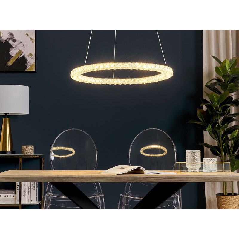Ranshaw - Light Silver LED Shaded Pendant