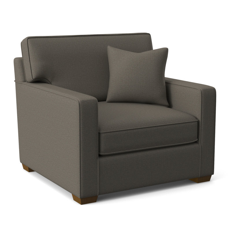 Gramercy Park Chair, Gray Sugar Performance, Havana Finish